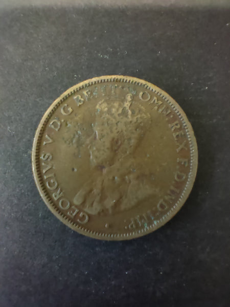 Australia 1916 1/2d Half Penny Fine Condition