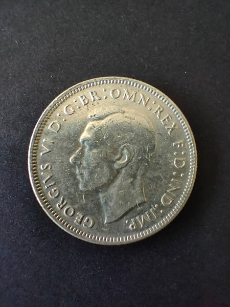 Australia 1941 2/- Florin Silver Coin Fine Condition