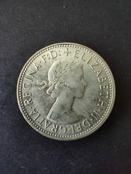 Australia 1960 2/- Florin Silver Coin Extremely Fine Condition