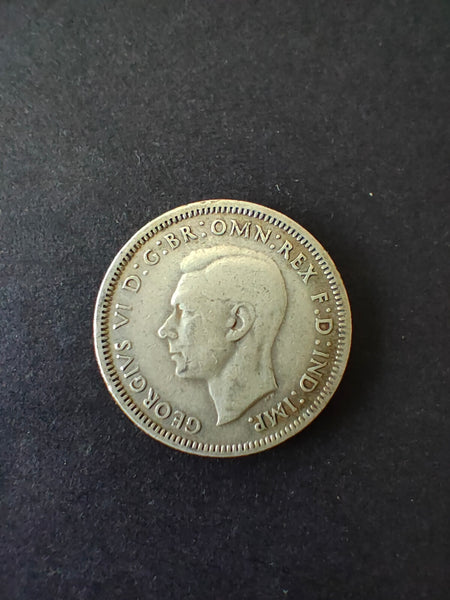 Australia 1938 1/- One Shilling silver coin Fine Condition