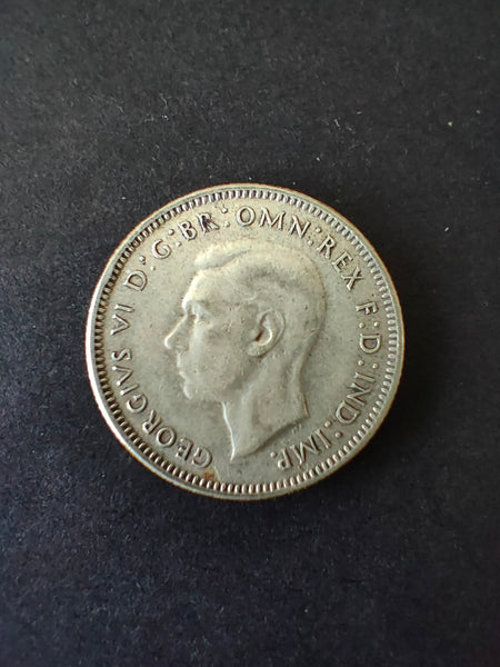 Australia 1941 1/- One Shilling silver coin Fine Condition