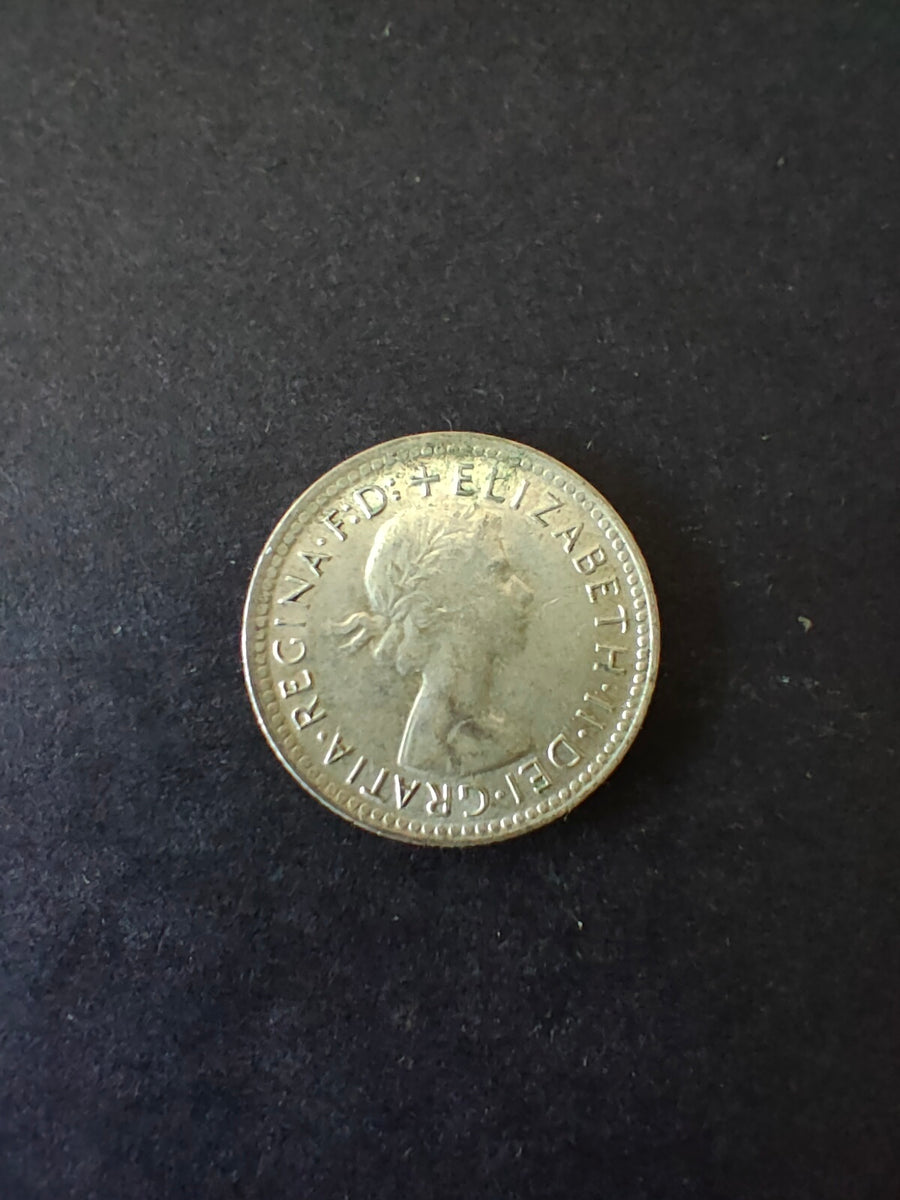 Australia 1961 Sixpence 6d Silver Coin Extremely Fine Condition ...