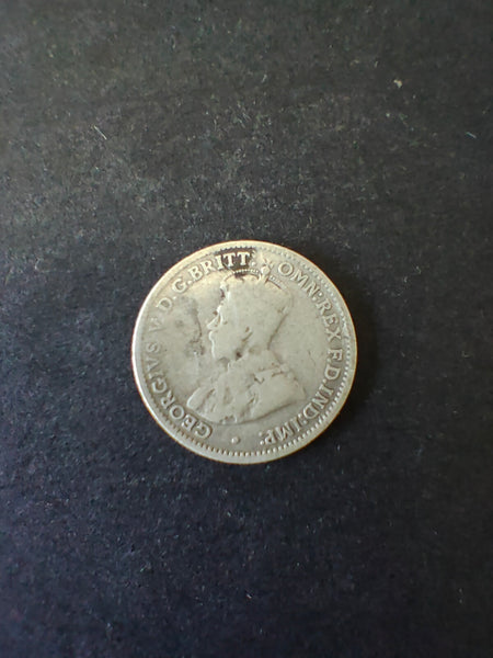 Australia 1914 3d Threepence Silver Coin Fine Condition