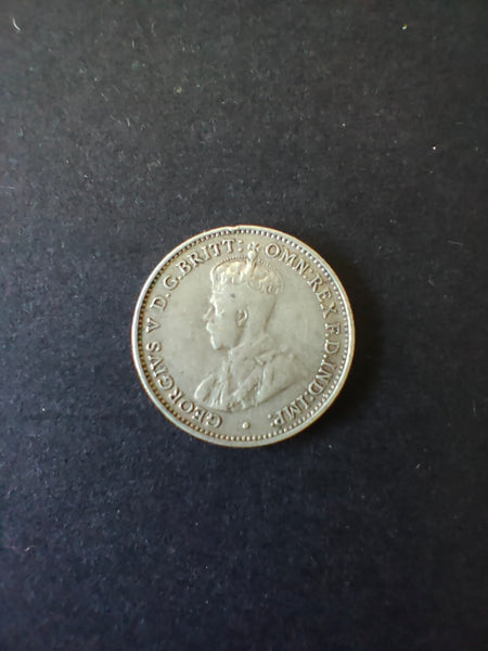 Australia 1936 3d Threepence Silver Coin Fine Condition