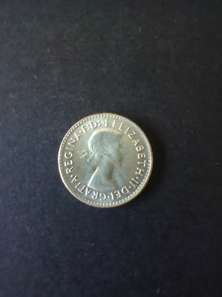 Australia 1960 3d Threepence Silver Coin Extremely Fine Condition