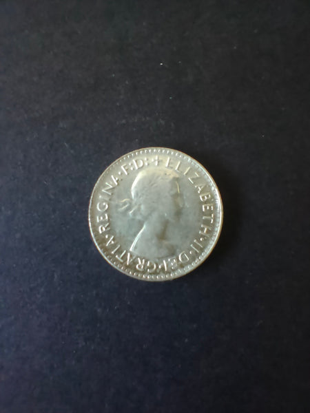 Australia 1963 3d Threepence Silver Coin Extremely Fine Condition