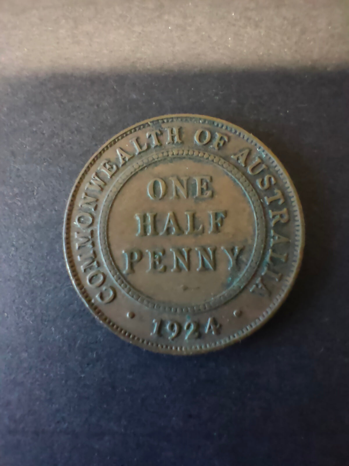 Australia 1924 1/2d Half Penny  Fine Condition