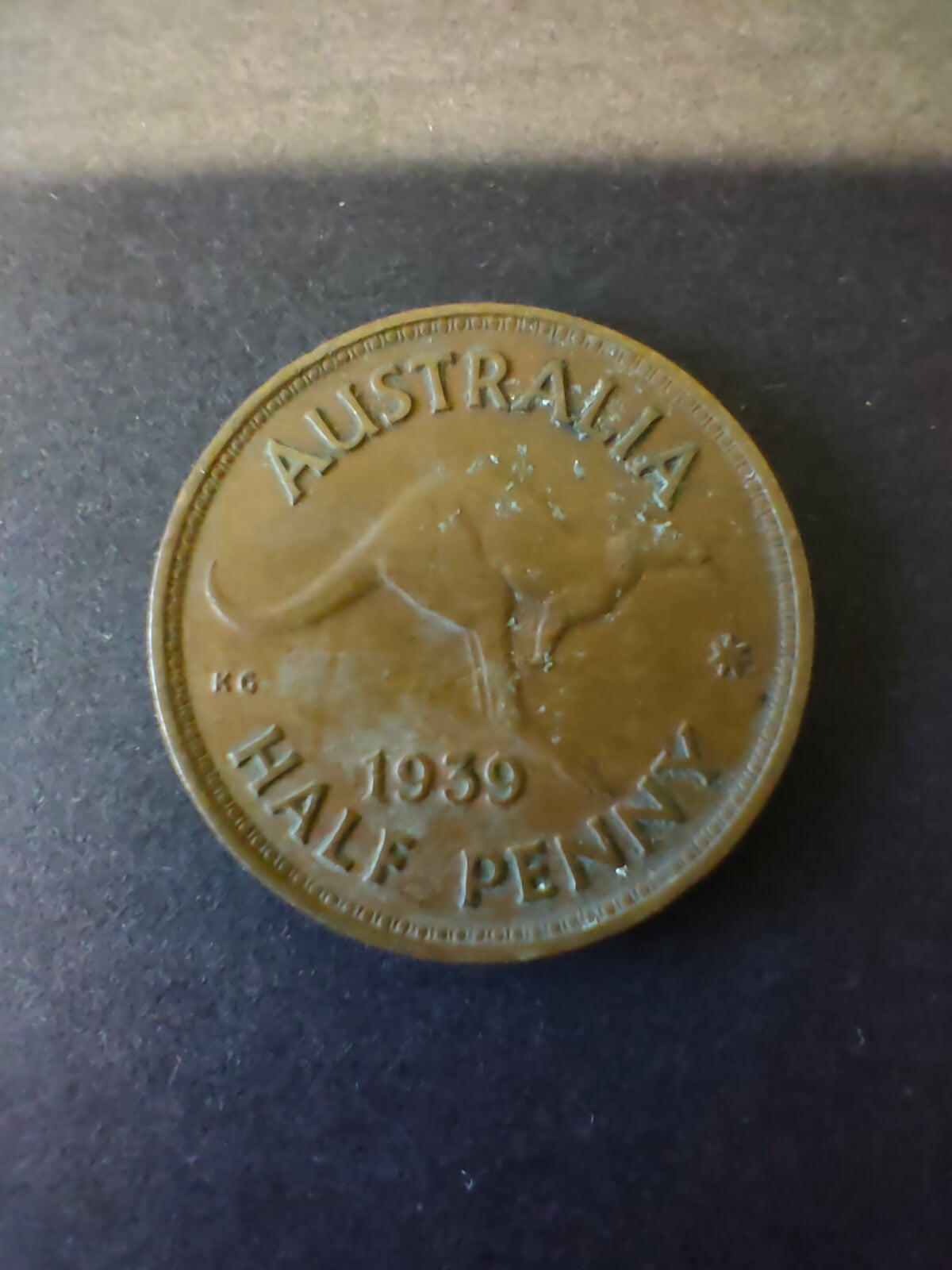 Australia 1939 1/2d Half Penny Kangaroo design Fine Condition scarce