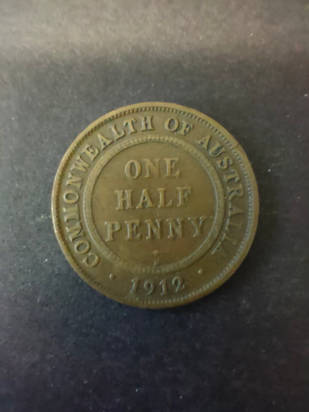 Australia 1912 1/2d Half Penny Fine Condition