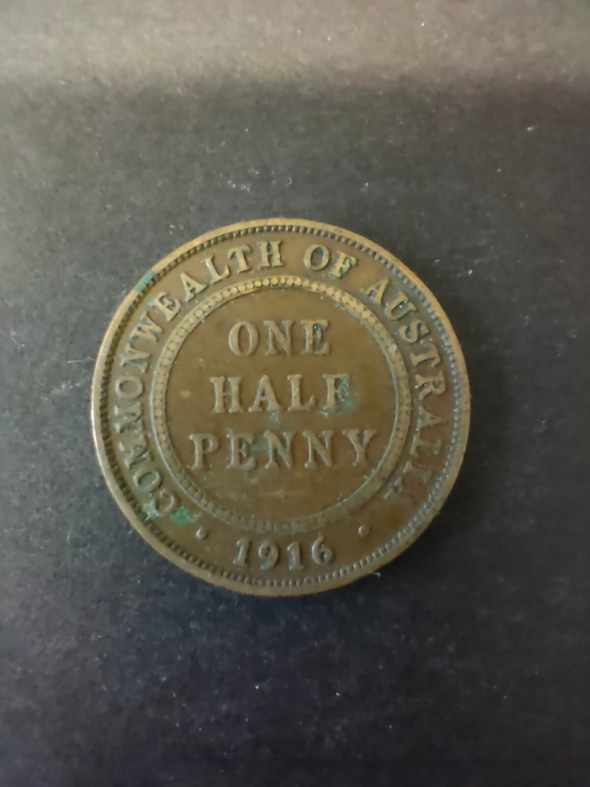 Australia 1916 1/2d Half Penny Fine Condition