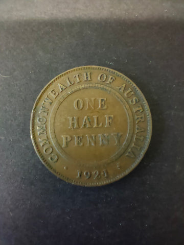 Australia 1921 1/2d Half Penny  Fine Condition