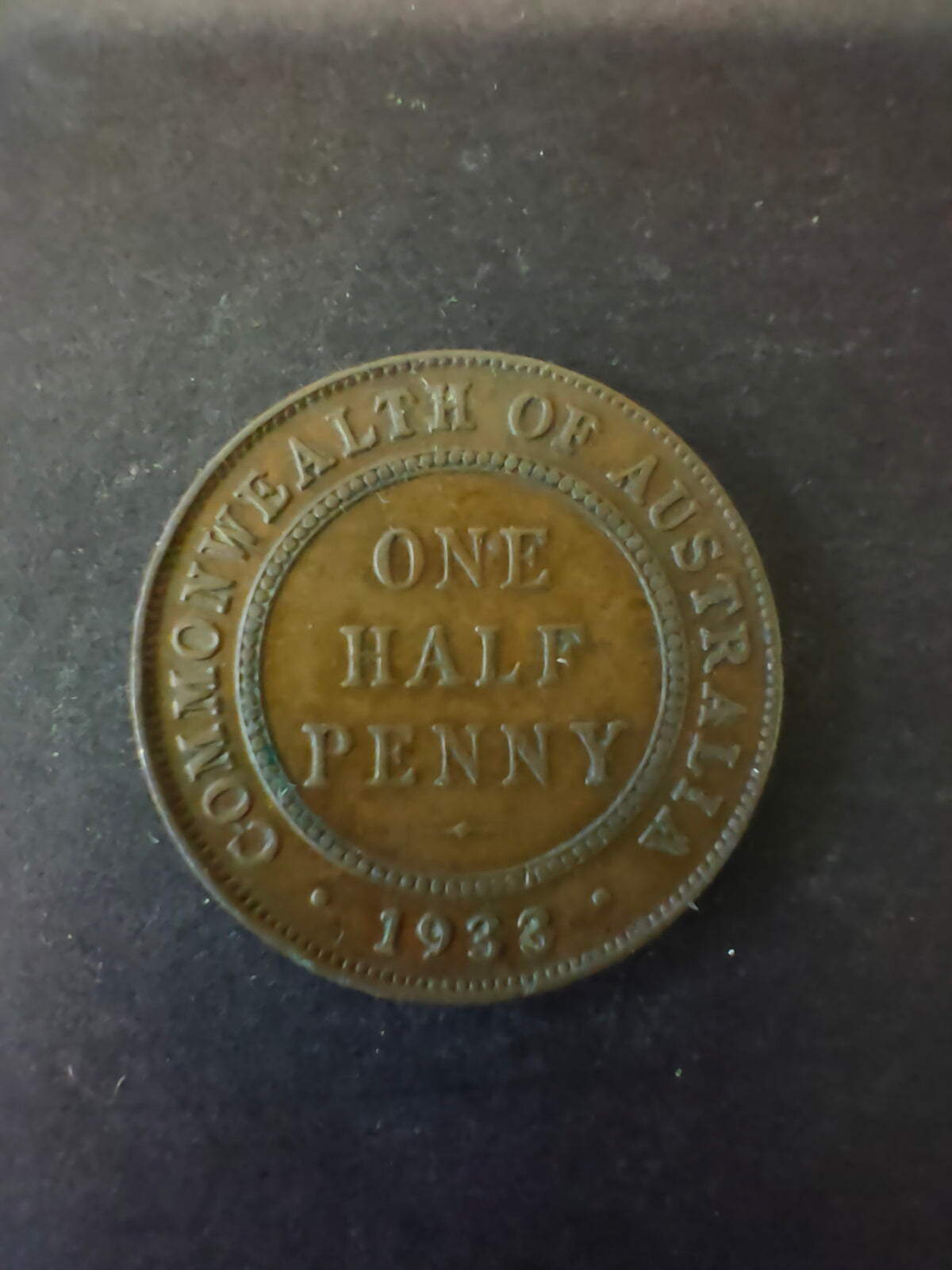 Australia 1933 1/2d Half Penny Fine Condition