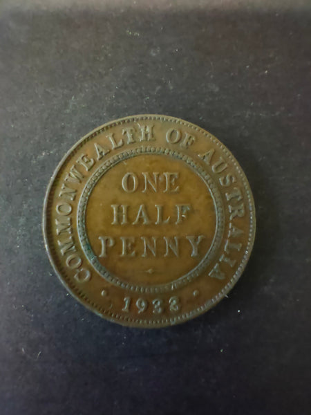 Australia 1933 1/2d Half Penny Fine Condition
