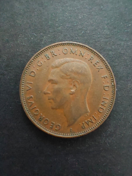Australia 1942I 1/2d Half Penny Fine Condition. Bombay Mint
