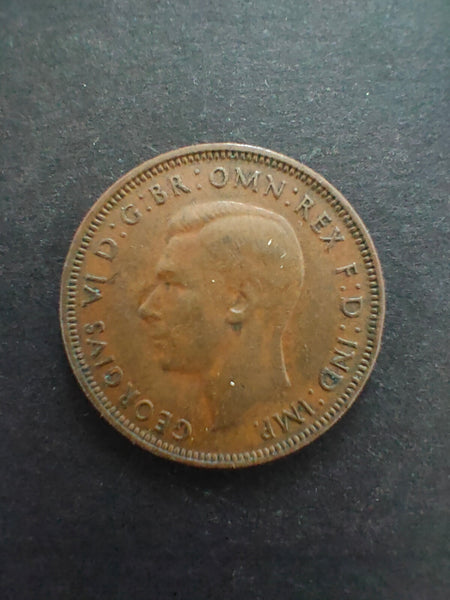 Australia 1944 1/2d Half Penny Fine Condition
