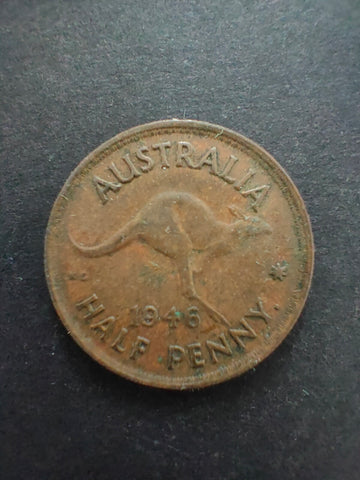 Australia 1946 1/2d Half Penny Fine Condition