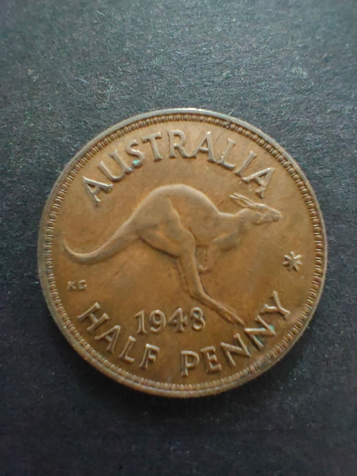 Australia 1948 1/2d Half Penny Fine Condition.  Melbourne Mint