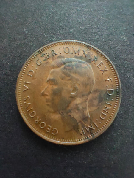 Australia 1948 1/2d Half Penny Fine Condition.  Melbourne Mint