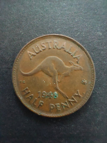 Australia 1948Y 1/2d Half Penny  Fine Condition. Perth Mint