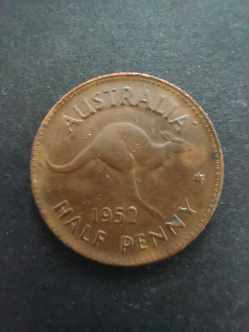 Australia 1952 1/2d Half Penny Fine Condition