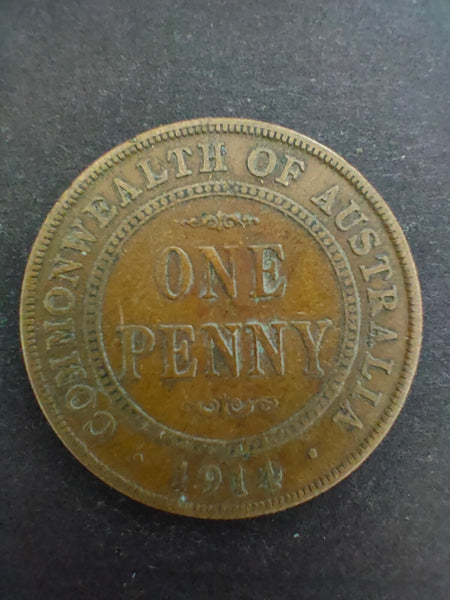 Australia 1914 1d One Penny Fine Condition