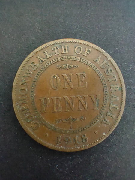 Australia 1918 1d One Penny Fine Condition