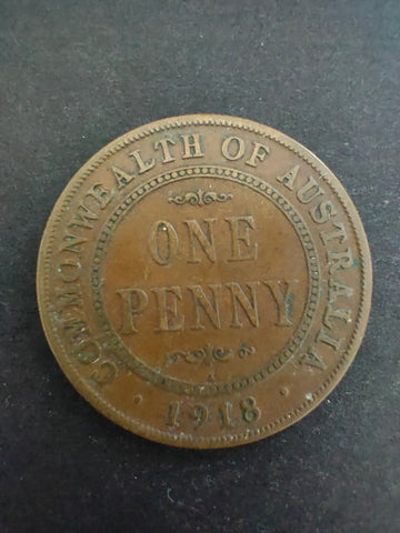 Australia 1918 1d One Penny Fine Condition