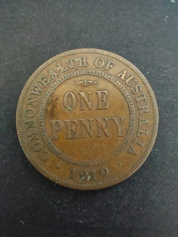 Australia 1919 1d One Penny Fine Condition
