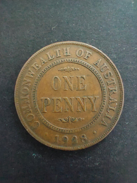 Australia 1928 1d One Penny  Fine Condition