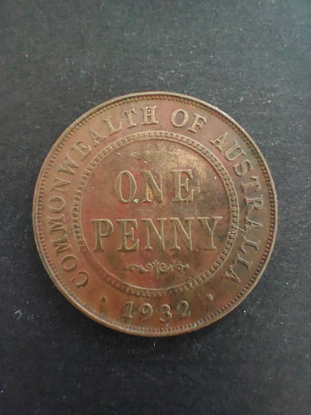 Australia 1932 1d One Penny Fine Condition