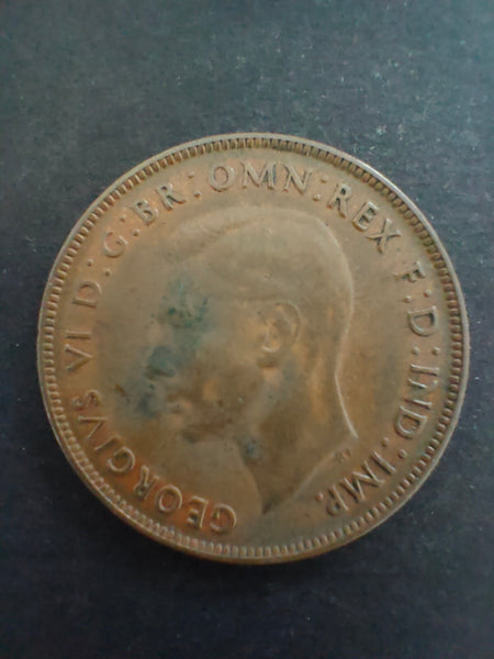 Australia 1940 K.G 1d One Penny Fine Circulated Condition