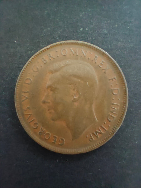 Australia 1941 K.G 1d One Penny Fine Condition.