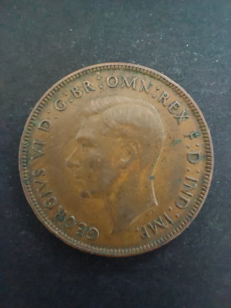 Australia 1944 1d One Penny Fine Condition.  Melbourne Mint