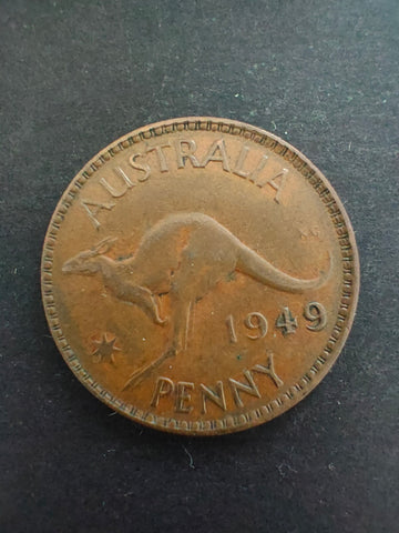 Australia 1949 1d One Penny Fine Condition
