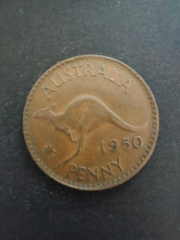 Australia 1950 1d One Penny Fine Condition