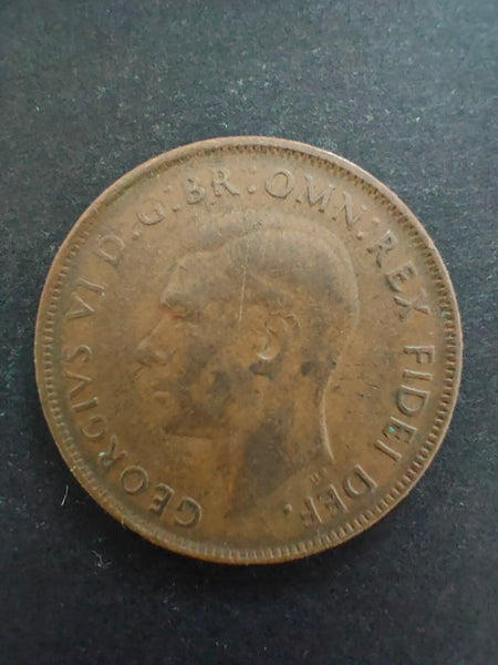 Australia 1952P 1d One Penny Fine Condition. Perth Mint