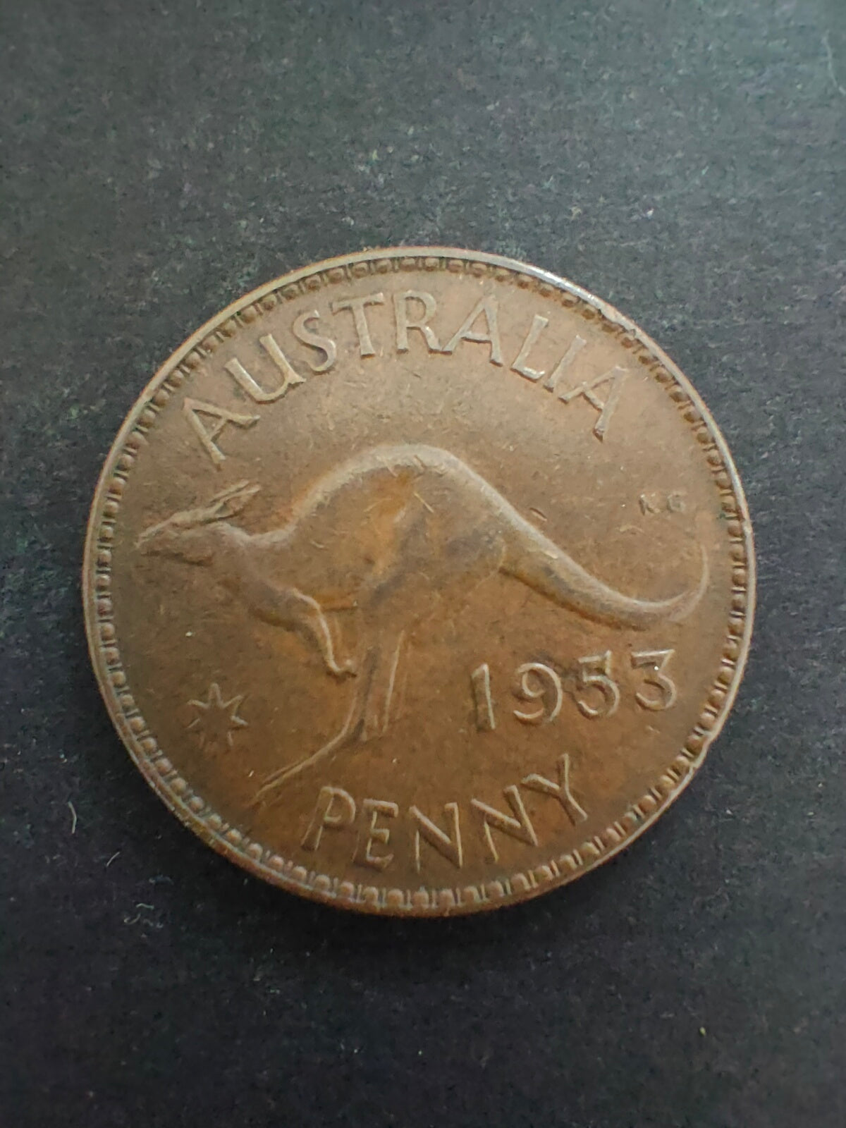 Australia 1953 1d One Penny Fine Condition