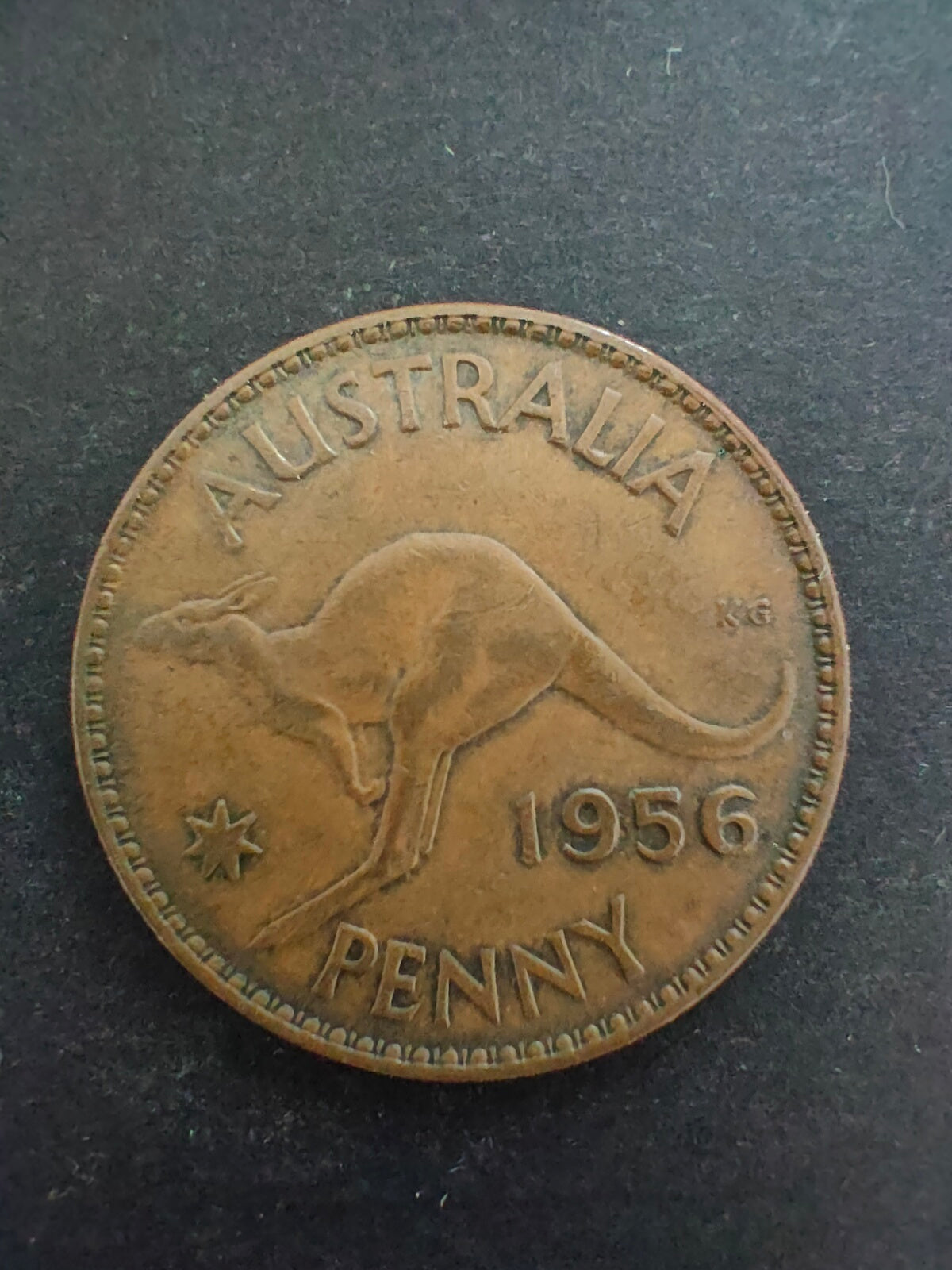 Australia 1956 1d One Penny Fine Condition