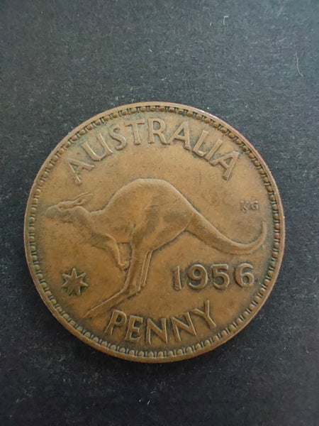Australia 1956 1d One Penny Fine Condition