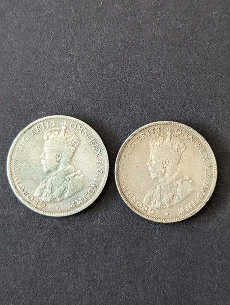 Australia 1932 2/- Florin scarce Silver Coin Very Good Condition