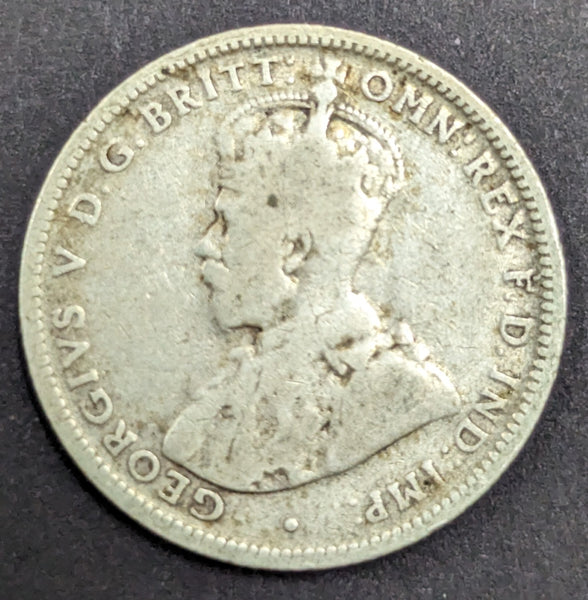 Australia 1912 1/- One Shilling Silver Coin Very Good Condition