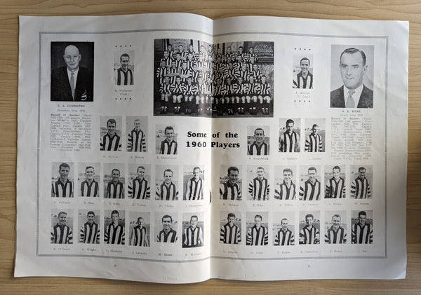 VFL 1960 Collingwood Football Club A Tribute To The Magpies Magazine