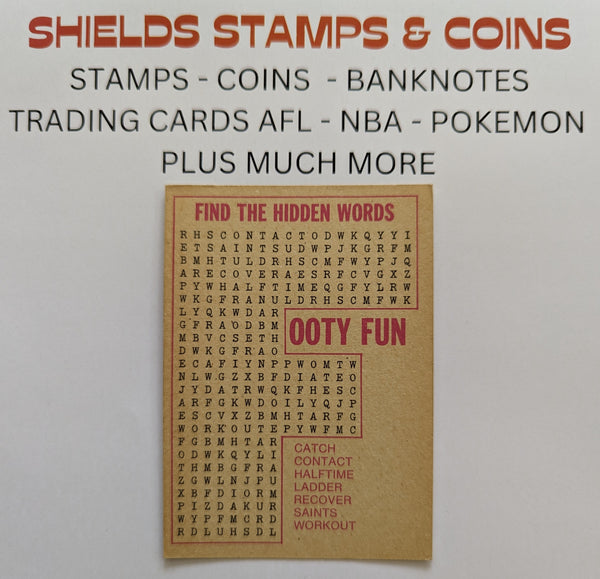 1978 VFL Football Scanlens Card 4 Colin Graham Melbourne
