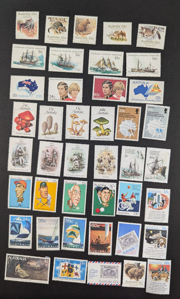 Australia Post 1981 Year Album. This book contains all the different simplified stamps issued in that year.