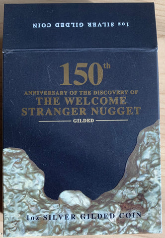 Australia 2019 Perth Mint $1150th Anniversary of the Welcome Stranger Nugget 1oz Silver Proof Coin