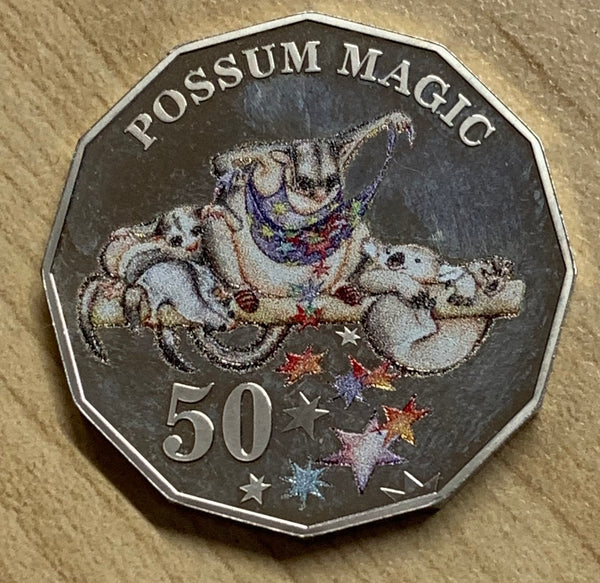 2019 Australia 50c Fifty Cents Possum Magic Proof Coin.