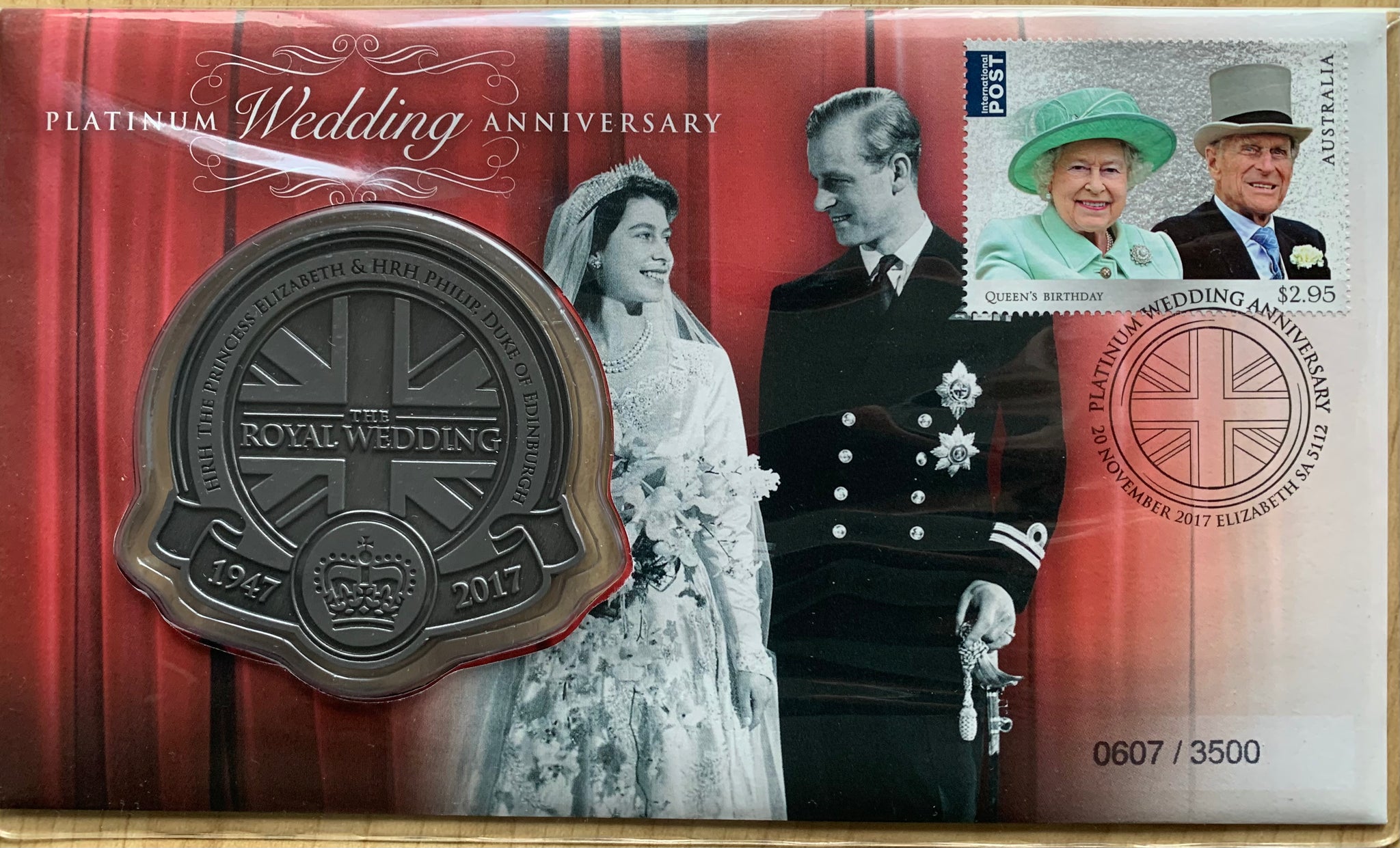 2017 70th Wedding Anniversary PNC with Medallion