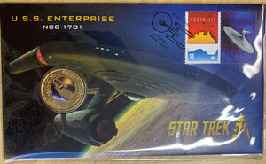 2016 Star Trek U.S.S. Enterprise PNC with $1 Tuvalu