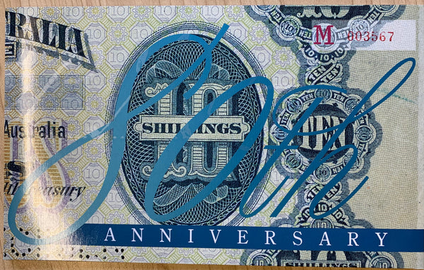 Australia 1993 $20 Fraser Evans Paper "80th Anniversary of First Commonwealth Notes" Folder  Uncirculated