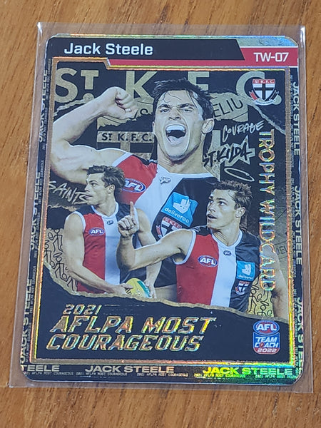2022 Teamcoach  Gold Trophy Wildcard Jack Steele St Kilda TW-07